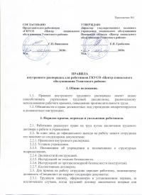 Внутренний трудовой распорядок